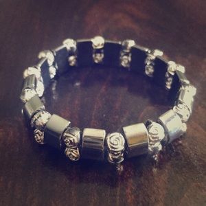 💍 Hematite rose bracelet 🌹